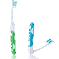 2pcs travel toothbrush for sale  Delivered anywhere in UK