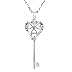 Diamond key heart for sale  Delivered anywhere in USA 