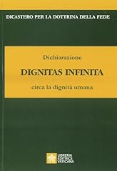 Dichiarazione dignitas infinit usato  Spedito ovunque in Italia 