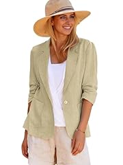 Khaki blazer jacket for sale  Delivered anywhere in USA 