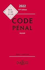 Code pénal 2022 d'occasion Code pénal 2022 d'occasion  Livré partout en France