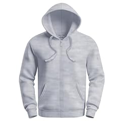 Plain zipper hoodie for sale  Delivered anywhere in UK