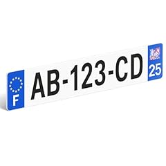 Plaque immatriculation voiture d'occasion  Livré partout en France