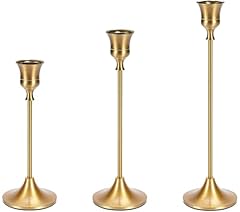 Candle holders brass for sale  Delivered anywhere in USA 