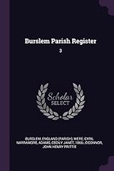 Burslem parish register for sale  Delivered anywhere in Ireland