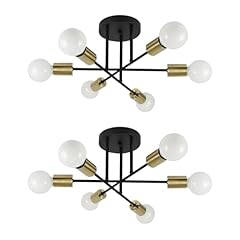 Cbjktx 2er deckenlampe gebraucht kaufen  Wird an jeden Ort in Deutschland