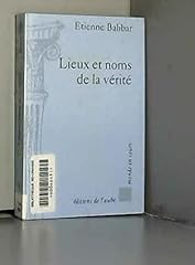 Lieux noms vérité d'occasion  Livré partout en France