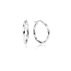 Sterling silver hoop for sale  Delivered anywhere in USA 