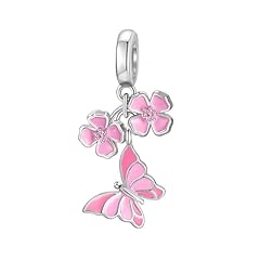 Butterfly flower charms for sale  Delivered anywhere in UK