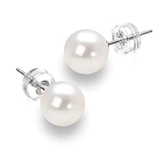 8mm pearl earrings for sale  Delivered anywhere in USA 