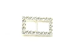 Diamante buckle silver for sale  Delivered anywhere in UK
