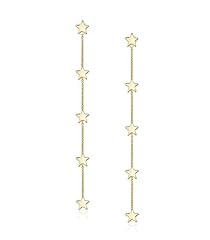 Long star earrings for sale  Delivered anywhere in USA 