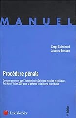 Procedure penale d'occasion  Livré partout en France