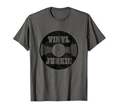 Vinyl junkie shirt for sale  Delivered anywhere in USA 