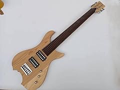 New 6 String Fretless Electric Bass with Rosewood Fingerboard, used for sale  Delivered anywhere in Canada