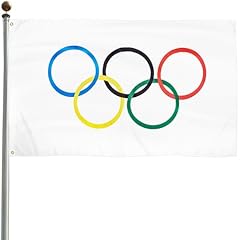 Lympische flagge 150 gebraucht kaufen  Wird an jeden Ort in Deutschland