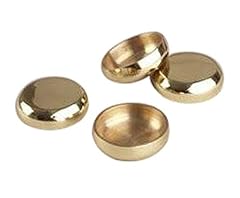 Brass castor cups for sale  Delivered anywhere in UK