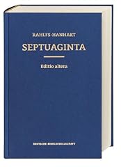 Septuaginta editio altera d'occasion  Livré partout en France