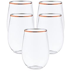 Piece stemless unbreakable for sale  Delivered anywhere in USA 