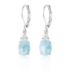 Larimar dangle earrings for sale  Delivered anywhere in USA 