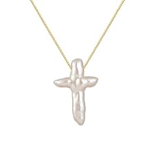 Pearl cross necklace for sale  Delivered anywhere in USA 