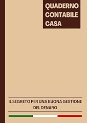 Quaderno contabile casa d'occasion  Livré partout en France