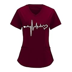 Scrub tops women for sale  Delivered anywhere in USA 
