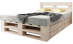 Sunnypillow palettenbett holz gebraucht kaufen  Wird an jeden Ort in Deutschland