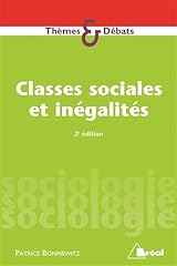Classes sociales inégalités d'occasion  Livré partout en France
