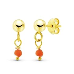 Boucles oreilles corail d'occasion  Livré partout en France