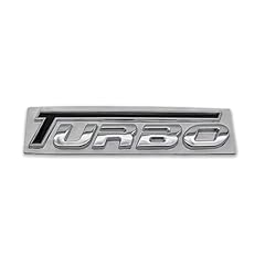 Emblema metallo turbo usato  Spedito ovunque in Italia 