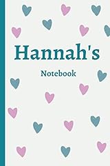 Hannah notebook hannah for sale  Delivered anywhere in UK
