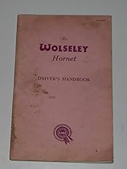 Wolseley hornet driver for sale  Delivered anywhere in Ireland
