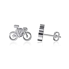Bicycle post earrings for sale  Delivered anywhere in USA 