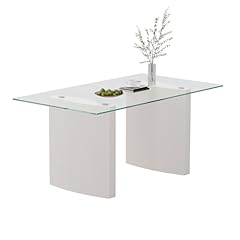 Modern glass dining for sale  Delivered anywhere in USA 