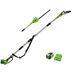 Greenworks cordless pole for sale  Delivered anywhere in UK