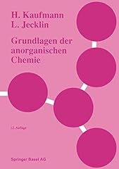 Grundlagen anorganischen chemi gebraucht kaufen  Wird an jeden Ort in Deutschland