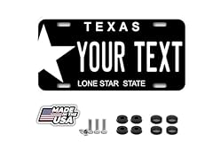 Custom texas license for sale  Delivered anywhere in USA 