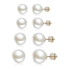 Pairs pearl stud for sale  Delivered anywhere in USA 