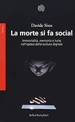 Morte social. immortalità usato  Spedito ovunque in Italia 