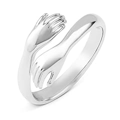 Bague étreinte argent d'occasion  Livré partout en Belgiqu