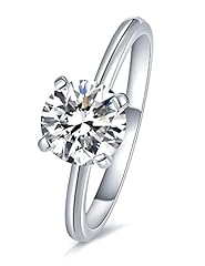 Mejewri moissanite engagement for sale  Delivered anywhere in UK