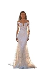 Deep neck wedding for sale  Delivered anywhere in USA 