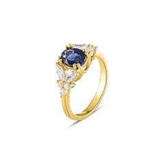 Sapphire ceylon solitaire for sale  Delivered anywhere in Ireland