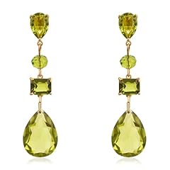 Peridot earrings green for sale  Delivered anywhere in UK
