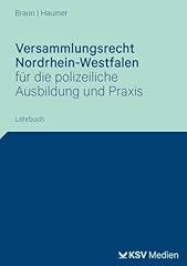 Versammlungsrecht nordrhein we gebraucht kaufen  Wird an jeden Ort in Deutschland