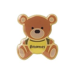 Girlguiding Brownies Teddy Bear Pin Badge Brooch for sale  Delivered anywhere in UK