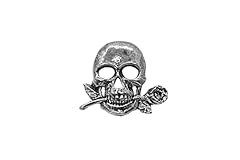 Antique pewter skull for sale  Delivered anywhere in USA 