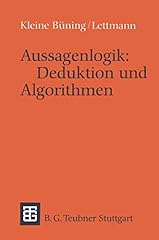 Aussagenlogik deduktion und d'occasion  Livré partout en France