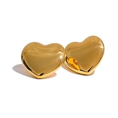 Orecchini bottone cuore usato  Spedito ovunque in Italia 